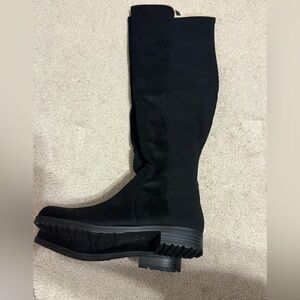 Unisa Black Over the Knee Boots